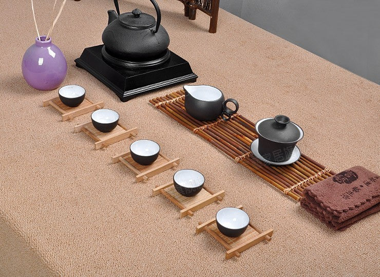 Chinese Yixing Tea Set Zisha Tea Cup with Lid Saucer Gaiwan Simple Usage for Tea