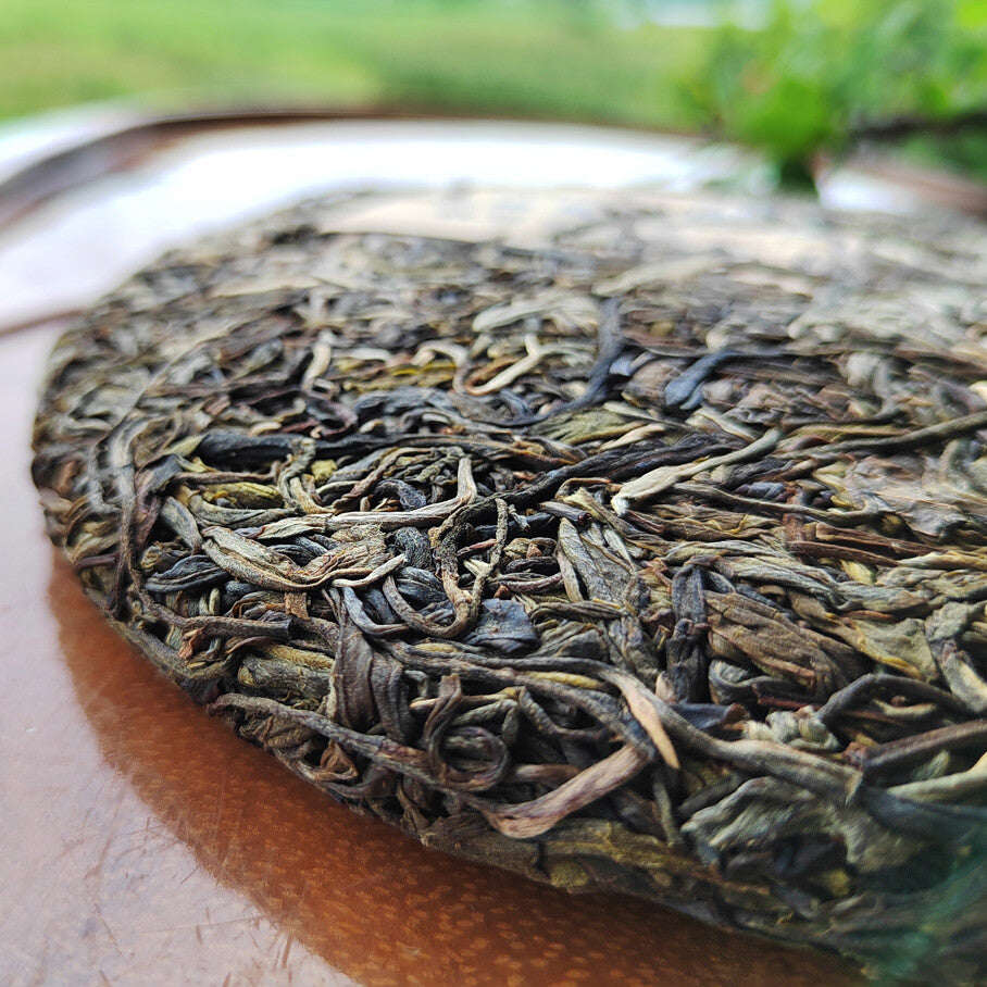 357g Pu'er Tea Raw Tea Cake Yiwu Zhengshan Pu'er Yunnan Seven Cakes Tea Leaves