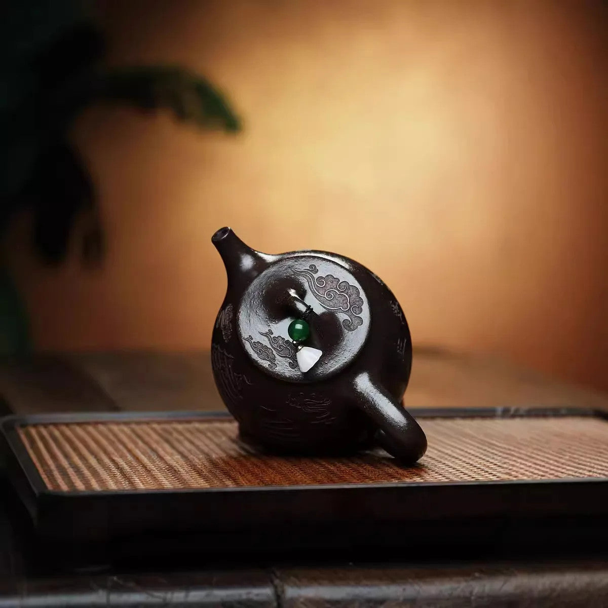 200cc Yixing purple clay teapot handmade small capacity tea pot Kung Fu Teapot