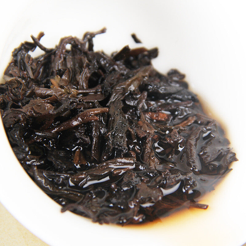 357g Menghai Old Tree Puer Tea Chuan Shi Jia Ming Ancient Ecology Ripe Puer Tea