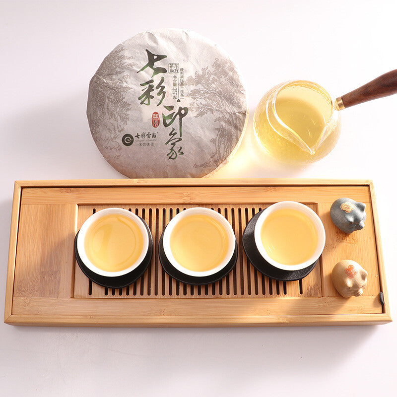 COLOURFUL YUNNAN Impression Puer Pu-erh Tea Cake 357g Chinese Raw Pu'er SHEN