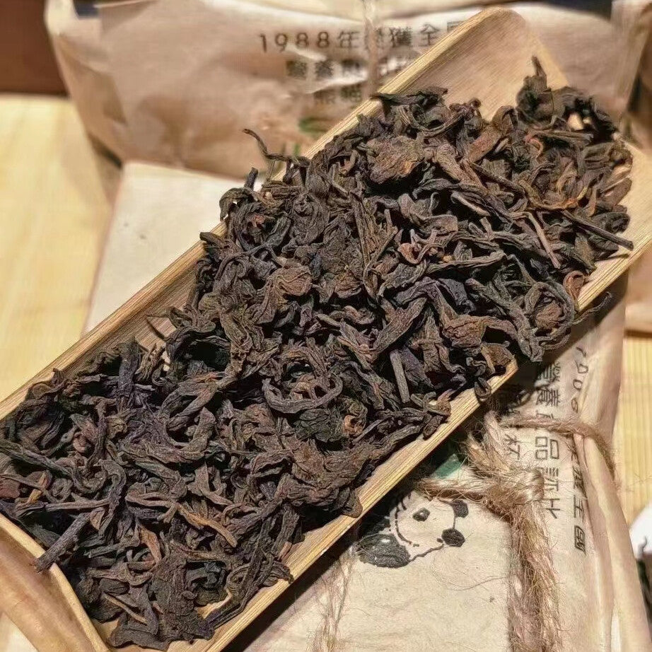 1988 Yunnan Aged Pu-erh Tea Loose Leaf Old Pu'er Ripe Tea Puerh Cooked Tea 300g