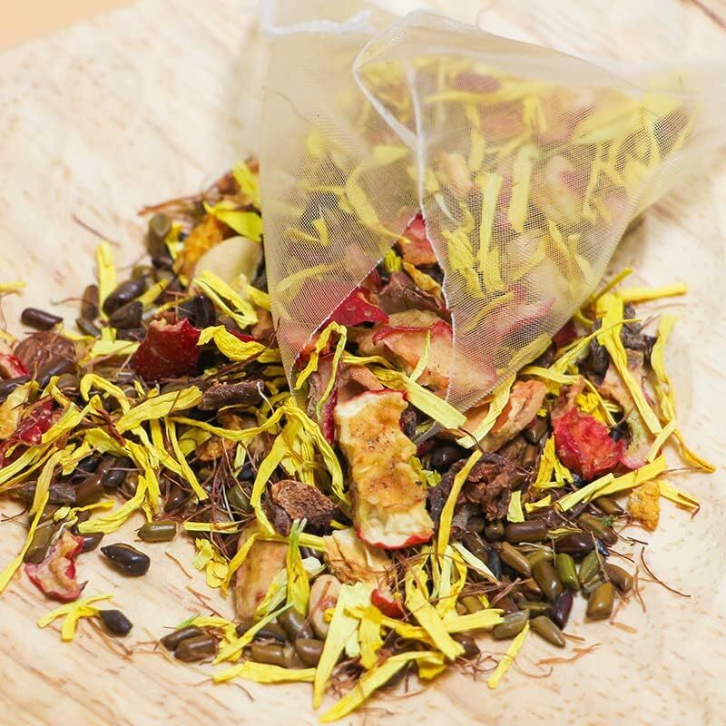 Chinese Dark Plum Matured Mandarin Peel Tea Combined Herbal Tea Bag 250g Teabag