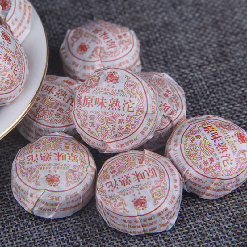 Mini Small Tuo Original Mellow Tea 500g/1.1LB Menghai Pu-erh Tea Ripe Tea
