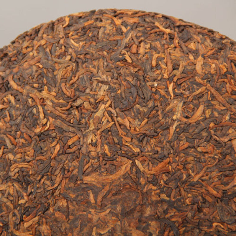 357g/12.59oz Natural Pu-Erh Ripe Tea Black Tea Palace Golden Bud Puerh Tea Cake