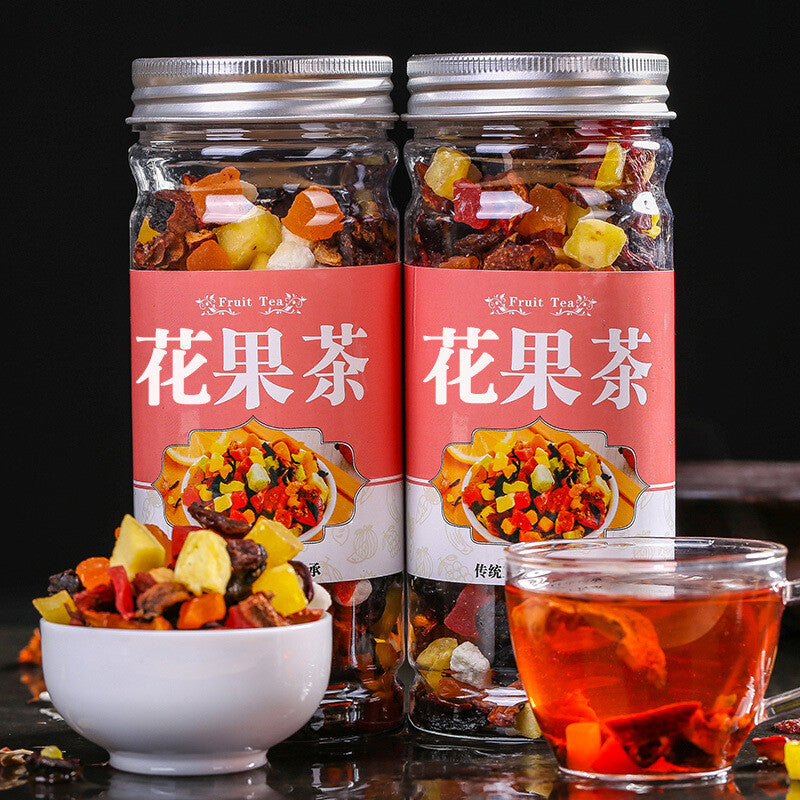 180g Natural Fruit Tea Canned Assorted Flower Herbal Tea Healthy Drink Gift Tea