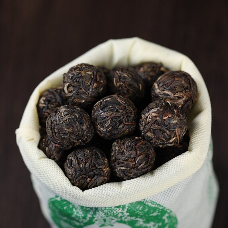 Handmade pearl YiWu puerh tea mini Raw pu-erh puerh tuo tea Uncooked puerh tea