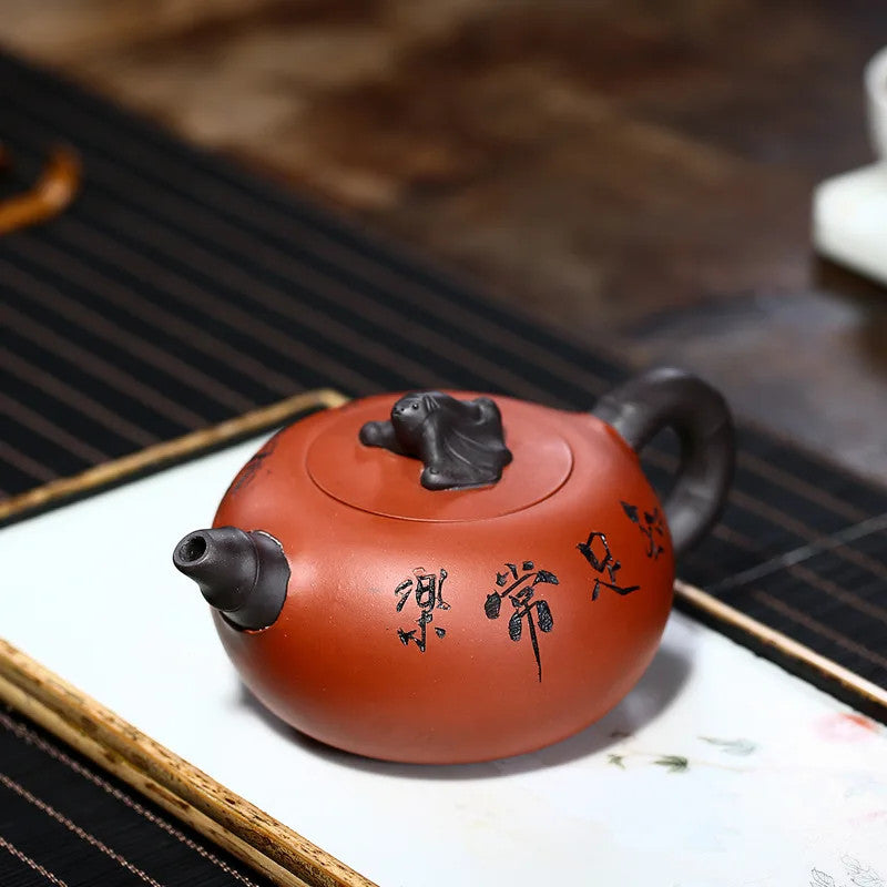Yixing purple clay teapot handmade Chinese zisha teapot Chinese Kung Fu Tea Set