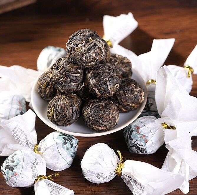 Pearl ManSong SaiHong Tea ancient puerh tea mini Raw pu'erh tuo tea LongZhu tea