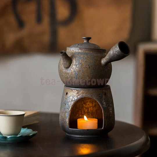 Ceramic Teapot Tea Warmer Stove Tea Ceremony Set