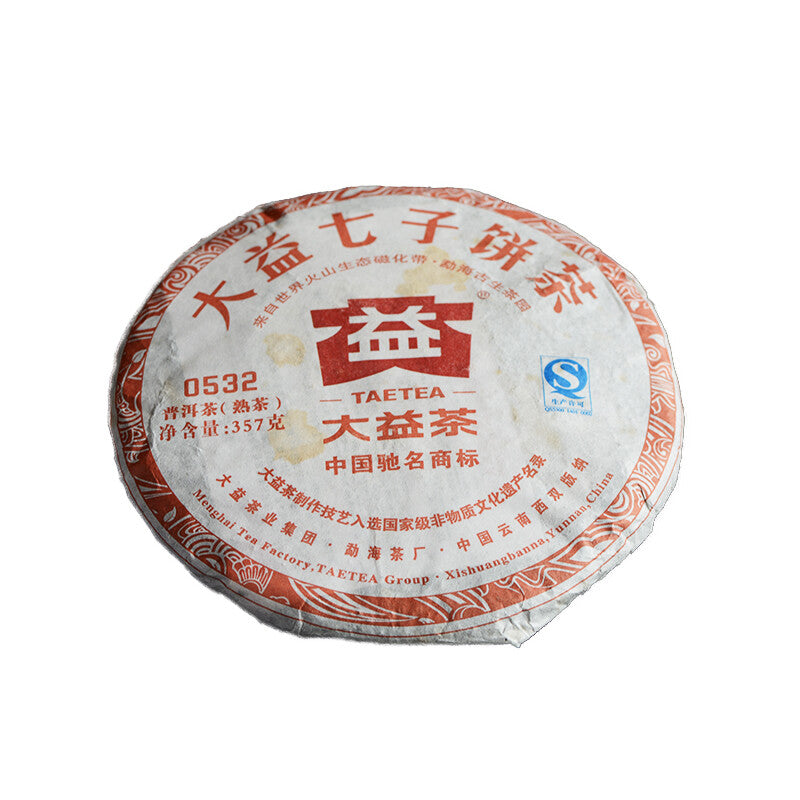 2012 Yr TAETEA 0532 Batch 201 Shu Pu Er Ripe Puer Tea 357g Dayi Puerh Tea Cake