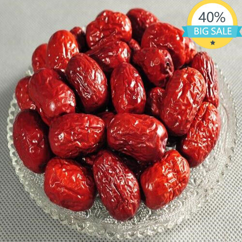 250g Organic Dried Red Dates (Spring Jujube) Chinese Herbal Green Food