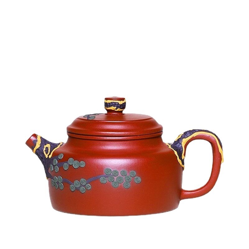 Kung Fu Tea Set and Teapot Yixing Tea Pot Filter Handmade Purple Clay Teaware