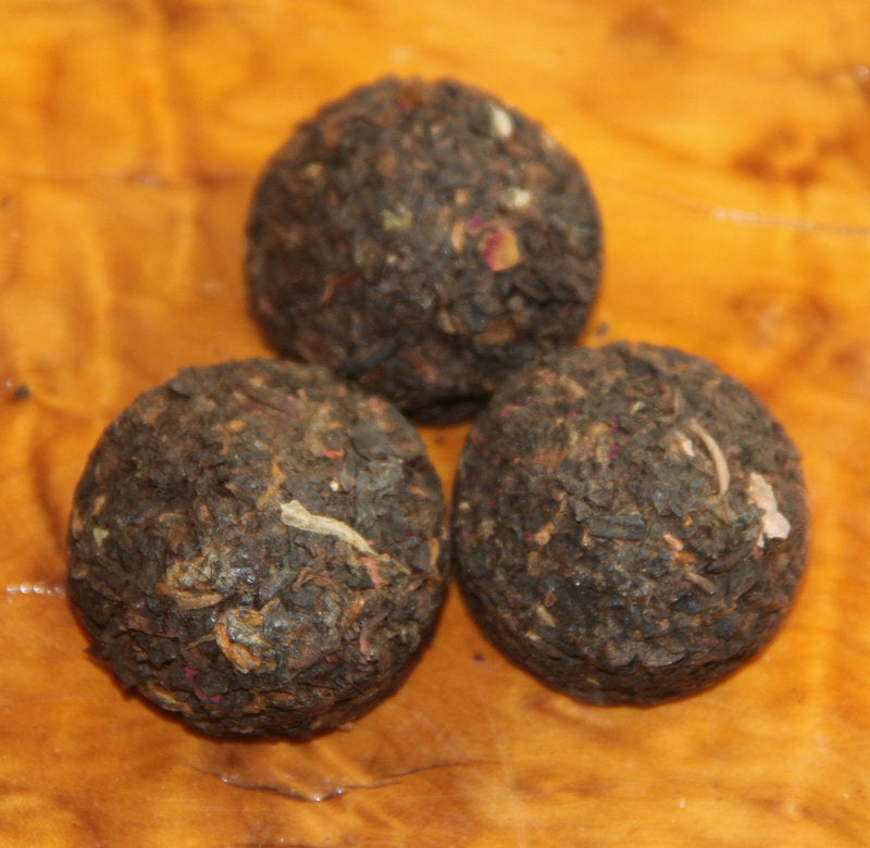 Hongyuan Tea Pu'er Tea Mini TuoCha [Rose Tuo] Cooked Tea 200g In Bamboo Packed