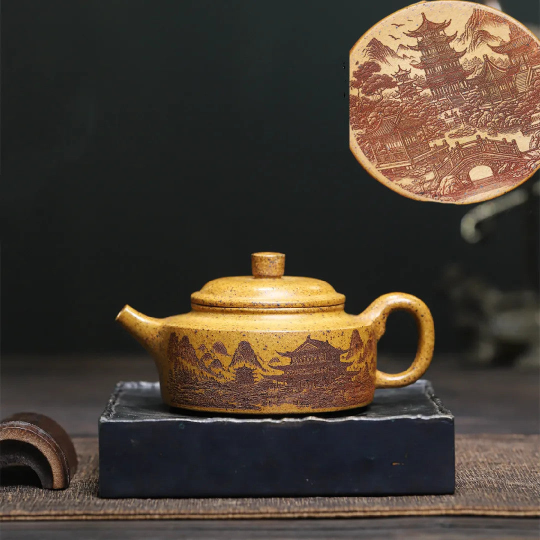 220ml Chinese Yixing Purple Clay Zisha Tea Set Teapot Tea Infuser Kettle Teaware