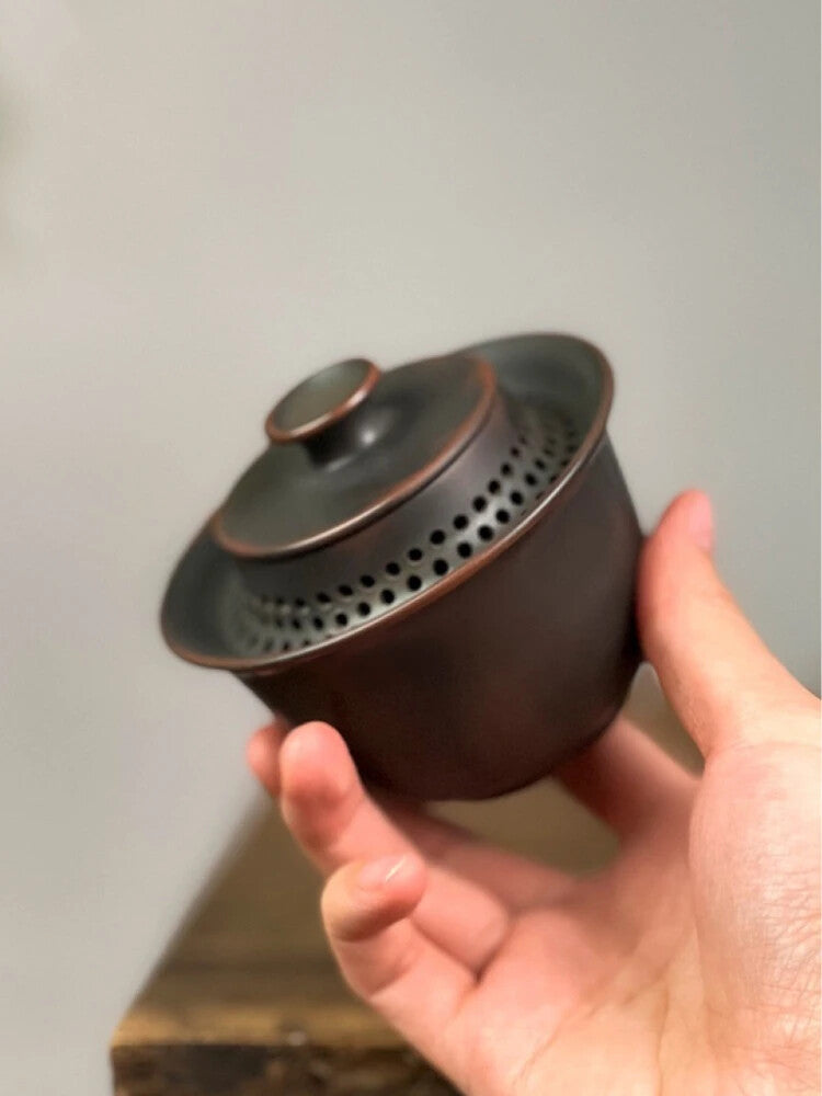 Hand Grabbing Gaiwan Tea Set Teapot Nixing Pottery Tea Pot Full Kung Fu Tea Set