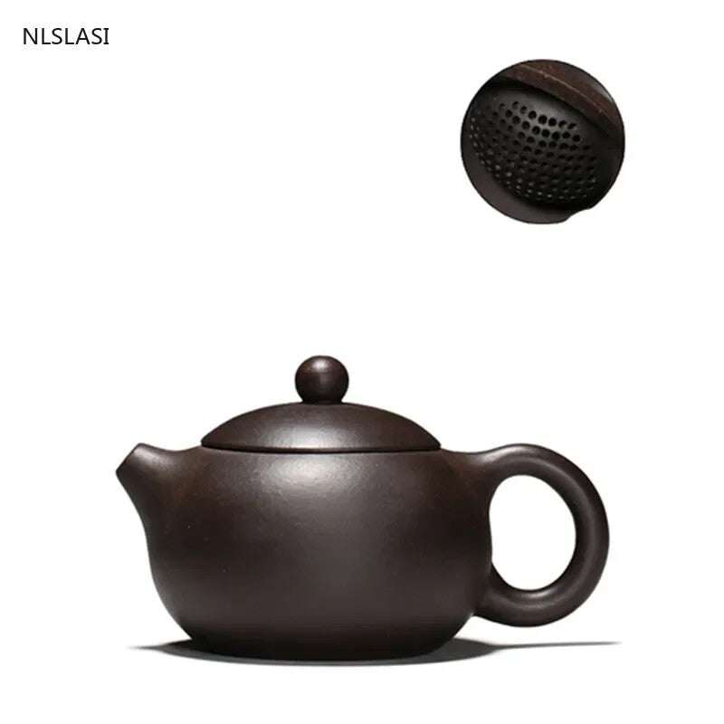 Yixing tea pot purple clay Xishi teapot beauty kettle Raw ore Handmade Tea set