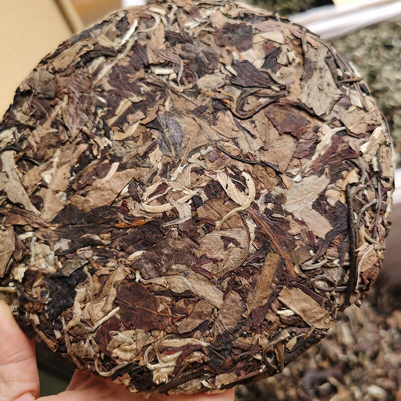 Old White Tea Tea Cake Organic 357g Yunnan White Tea Hand made Graphite Pressed