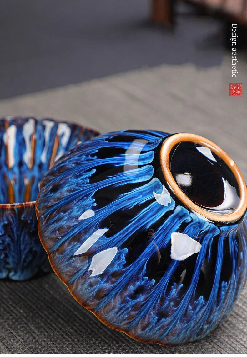 Kiln Tianmu Jianzhan Ceramic Master Tea Cup Tea Cup Single Cup Kung Fu Tea Set