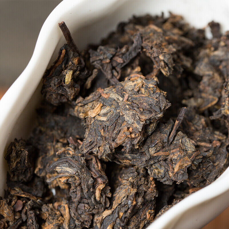 2015 TAETEA Dayi Pu'er Tea Xiang Shan Puer Cake Cooked Tea Ripe Shu Puerh 357g