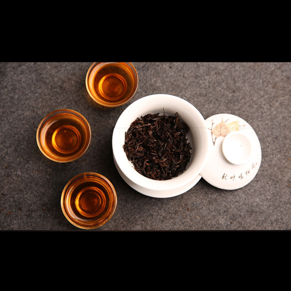 Premium Shudaizi Top Ripe Tea "Jin Zhen Gong Ting" Royal Palace Shu Puer 357g