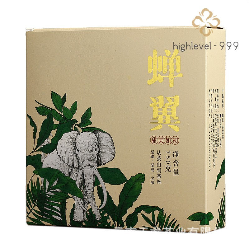 750g Yunnan Tea Cicada Wing High Mountain Ancient Tree Pu Erh Tea Ripe Tea