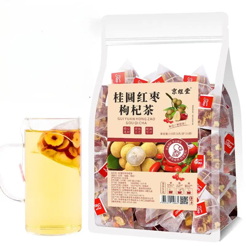 Individual Bags 150g（6g*25bag ） Red Jujube Longan Goji Berry Tea Health Tea