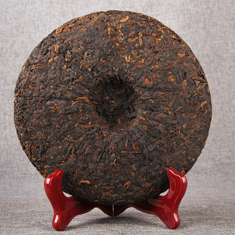357g Ripe Tea Top Jingmai Ancient Tree Tea Jingmaichunxiang Yunnan Big-leaf Tea