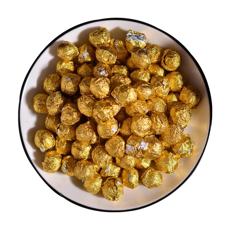 Yunnan Ripe Tea Gold Tin Foil Packing Gift Box Resin Tea Pu'er Tea Cream