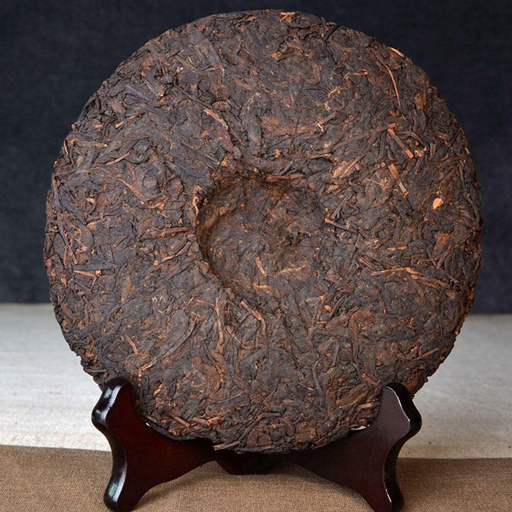 357g Menghai Ripe Pu-erh Tea Cake | Yunnan Aged Puerh Dark Tea Premium Natural