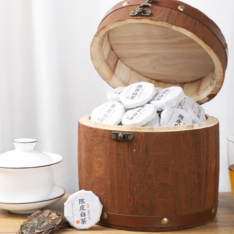 500g Authentic Fuding Tangerine Peel Shoumei old White Tea Bulk Mini Tea Cake