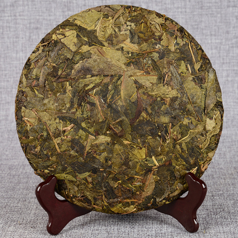 Old Tree Tea 357g Pu-Erh Tea Hundred Year Cake Golden Leaf Gift Tea