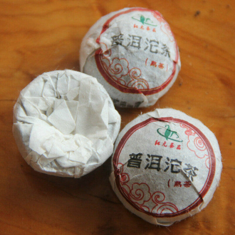 200gNatural Ripe Pu-Erh Tea Black Tea Specialty Tea Chinese Puer Tea Mini Tuocha