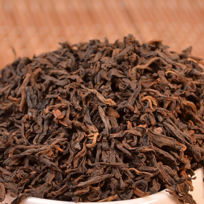 YunNan MengHai Puer Ripe Tea Loose Tea Cooked Puerh Mellow pu'er tea