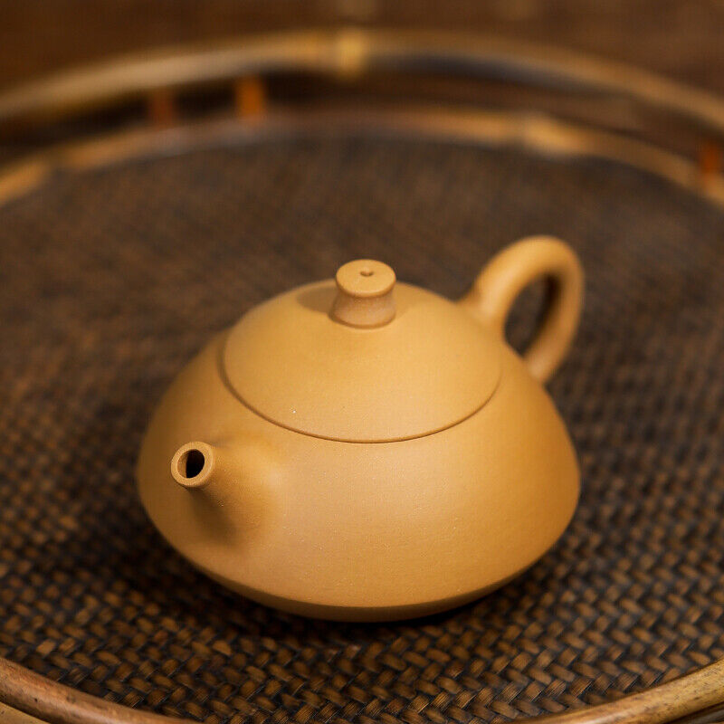 Chinese Yixing Tea Pot Zisha Duan Clay Marked Kungfu Tea Pot 110ml For Puer Tea