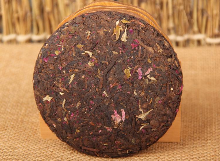 Puerh Tea Rose Tea Tea Cake Puerh Ripe Tea 100g Cake Rose Puerh Tea