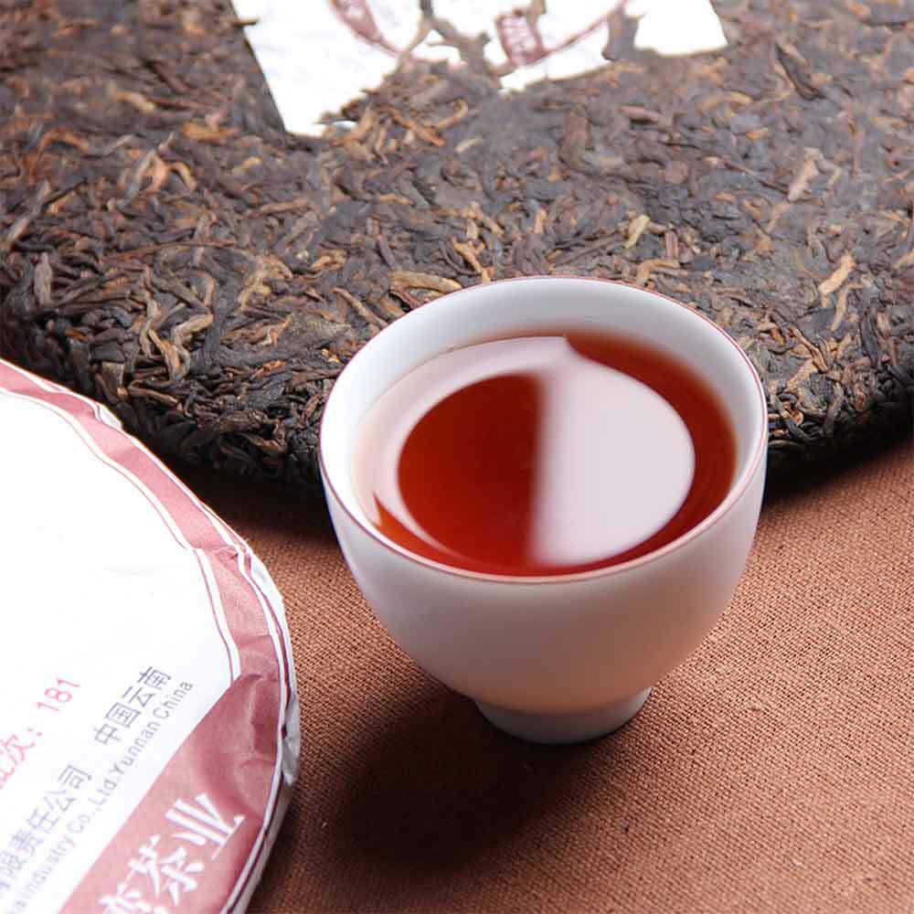 New! HaiWan Premium 9978 (batch 211) Lao Tong Zhi Old Comrade Ripe Puer Tea Cake