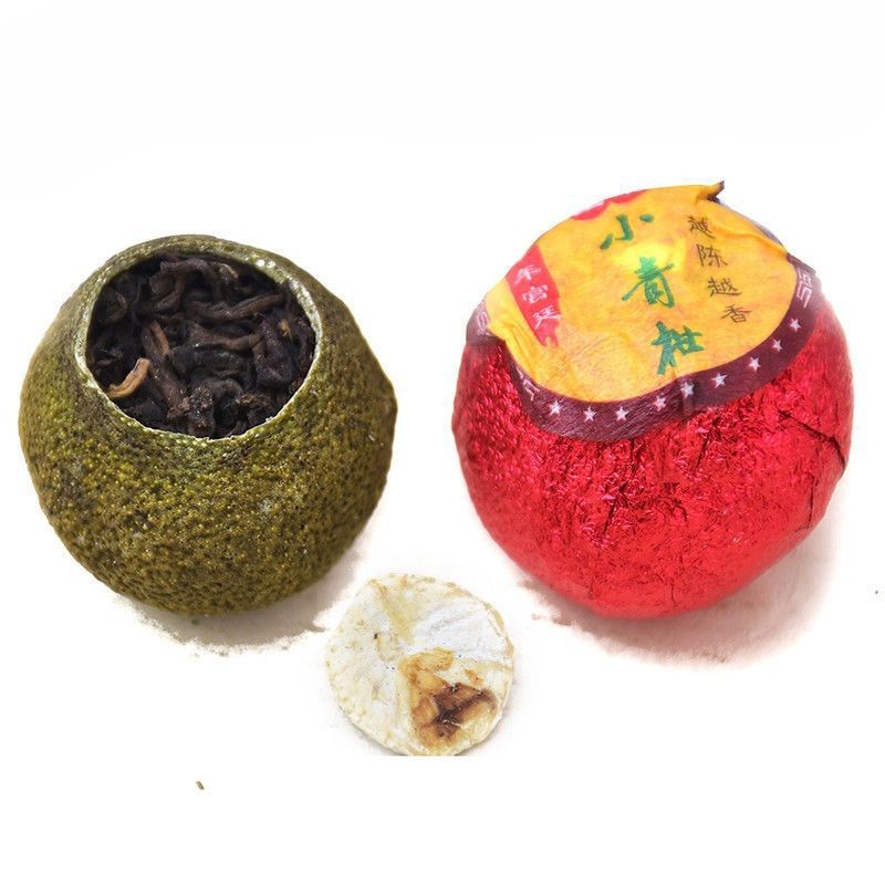 250g Small Green Mandarin Orange Pu'er Tea Palace Pu Erh Ripe Tea Ganpu Tea