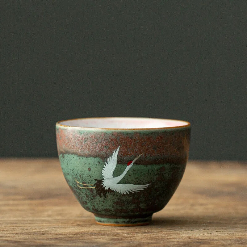 1pc 100ml Chinese Style Ceramic Teacup Coffee Cup Tea Bowl Set household Tea cup