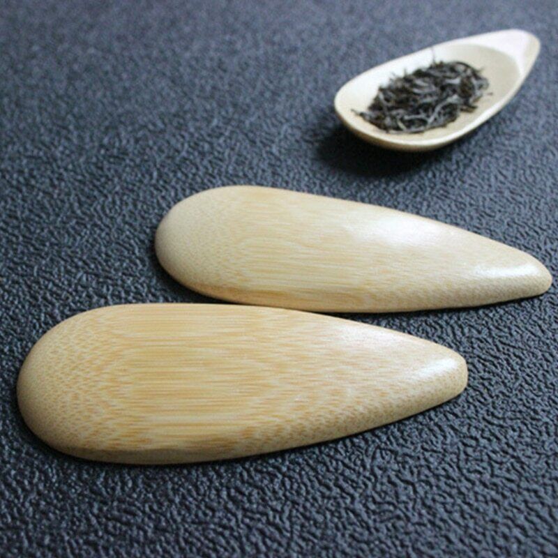 Wooden Handmade Mini Bamboo Tea Scoops Kung Fu Tea Spoon Black Green Tea Shovel