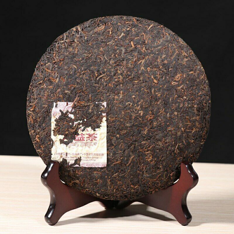 357g Traditional Elderly Pu'er Tea TAETEA 7592 Pu'er Tea Cake Ripe Pu'er Tea-