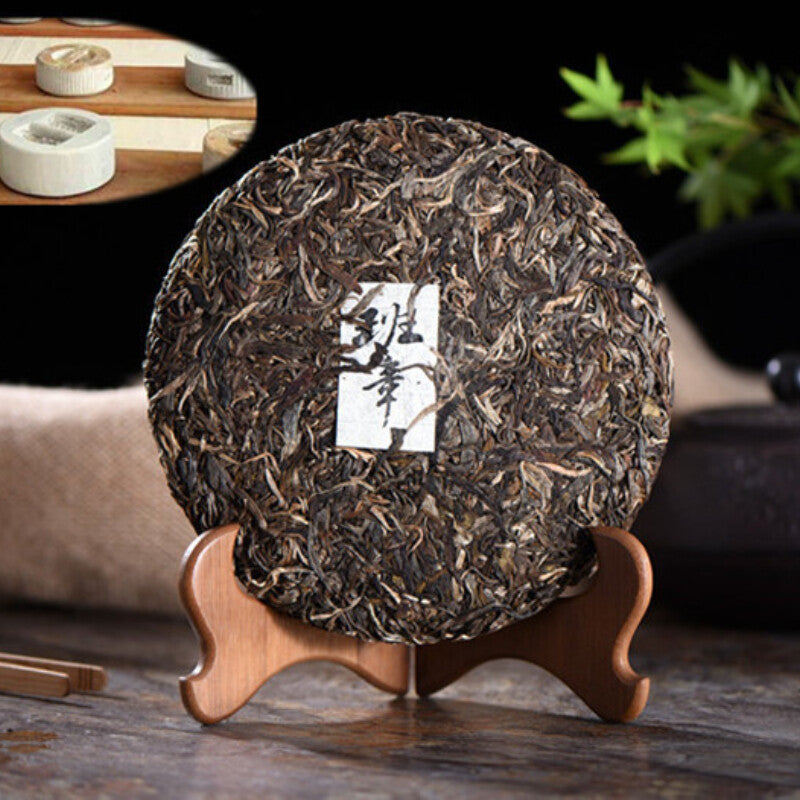 Old Banzhang Pu'er Green Tea Old Tree Tea 357g High Quality Puerh Tea Cake-