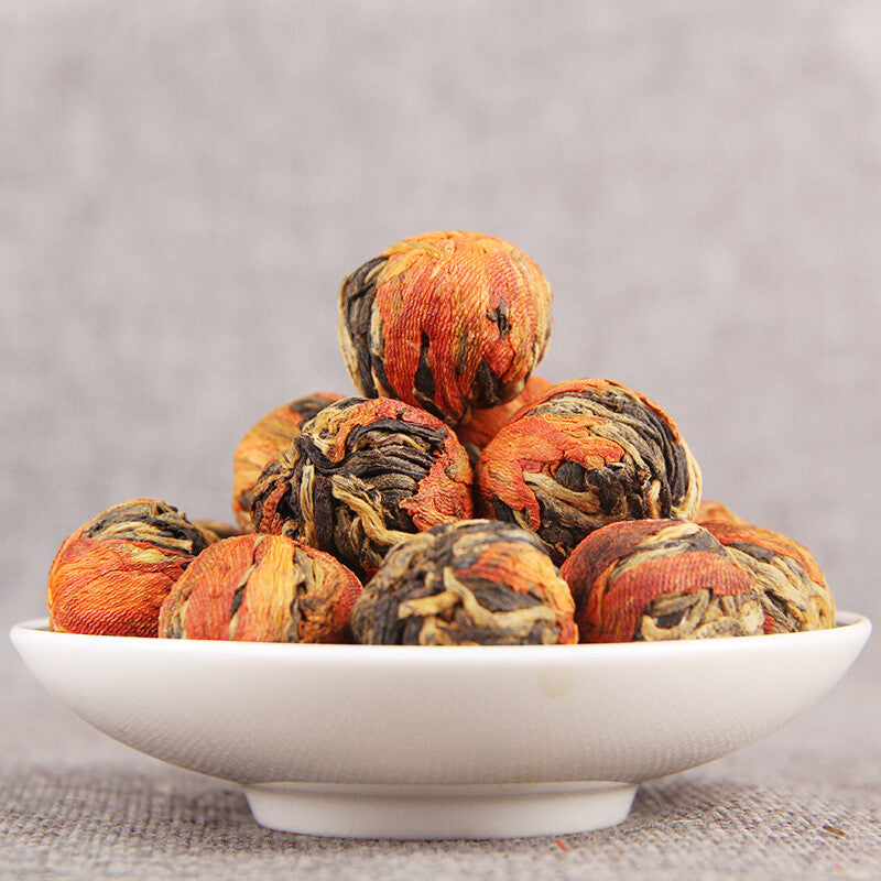 500g Chinese Kung Fu TeaYunnan Dian Hong Tea Premium Lily Dragon Ball Black Tea