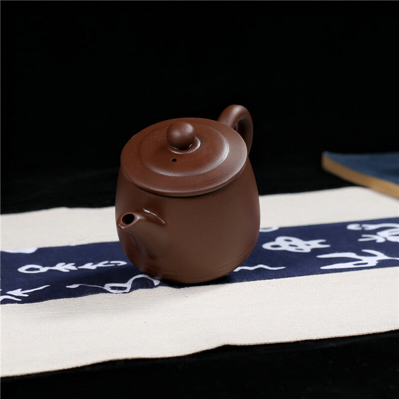 Collect Tea Ceremony Purple Clay Pot Kung Fu Tea Pot Round Belly Pot Tea Pot Tea