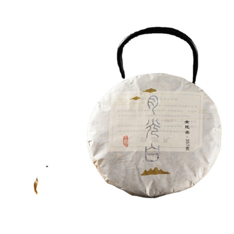357g Yunnan Pu'er Tea Big Bud Puerh Tea Cake Green Tea Moonlight White Puerh Tea