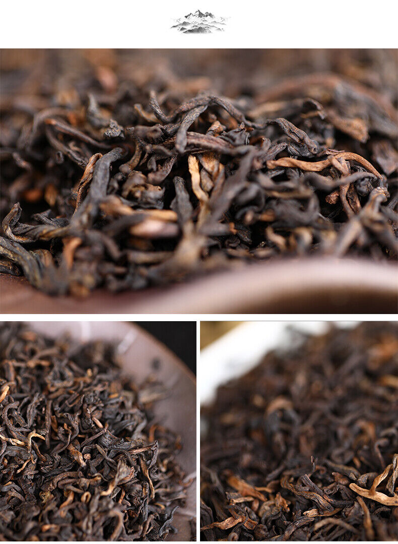 2019 Haiwan Pu-erh Tea Old Comrade Third-level Loose Tea Ripe Pu'er Tea 500g