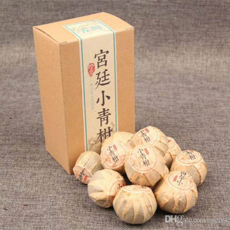 100g Puer Cooked Tea Small Green Citrus PuErTea Yunnan Puerh Tea Xinhui Orange