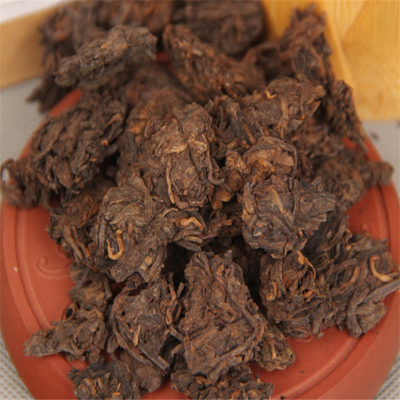 Organic Puer Tea Fully Fermented Ripe Tea Old Pu-erh Tree Golden Bud Chinese Tea