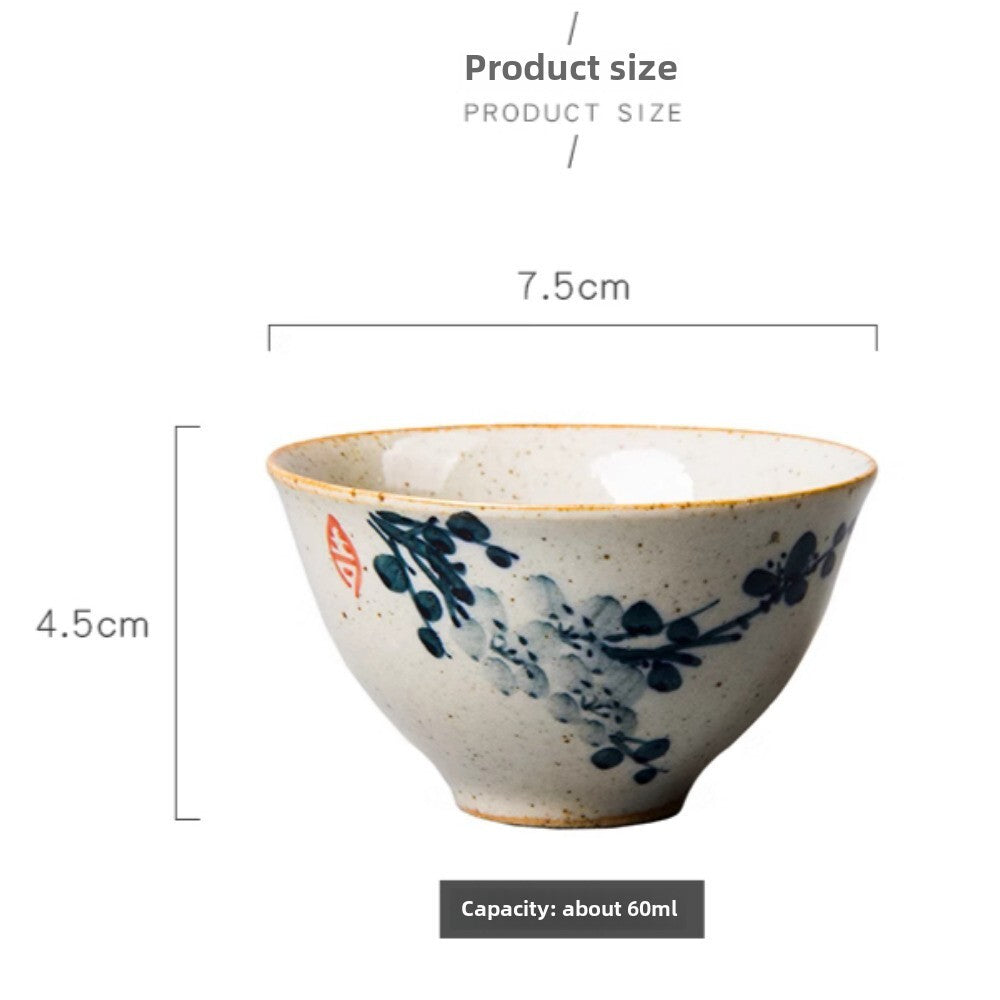 Ceramic Tea Cup, Chinese Handmade Retro Tea Cup, Kung Fu Tea Set, Master Cup