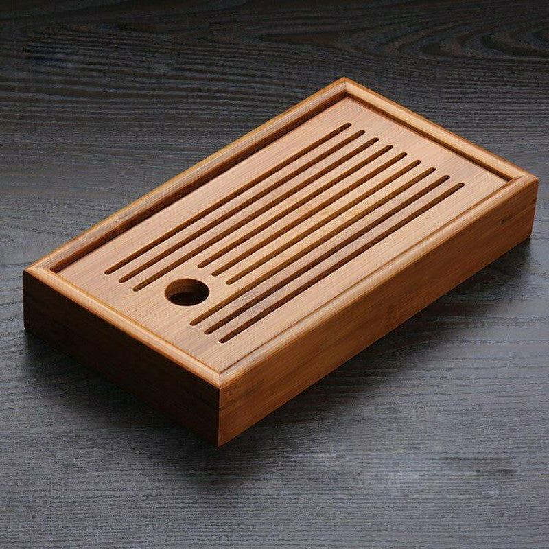 Tea Tray Chinese Kung Fu Bamboo Tea Board Tea Tools for Cup Teapot Crafts Tray